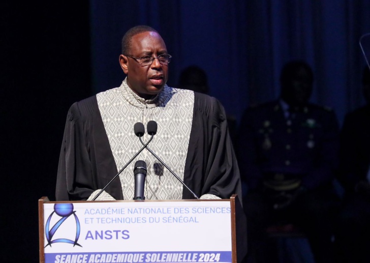 Photos / ANSTS : Le Président Macky Sall lors de la séance académique solennelle 2024