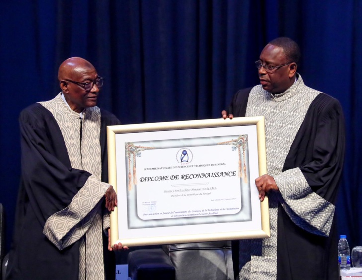 Photos / ANSTS : Le Président Macky Sall lors de la séance académique solennelle 2024