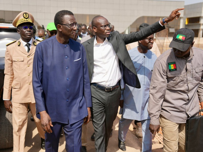 Ziguinchor: Le Premier Ministre Amadou Bâ a visité le chantier de l'aéroport, ce mercredi