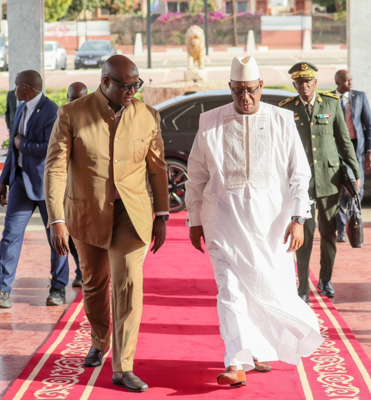 Photos/ Inauguration nouvelle Agence de la Bceao: Le Chef de l’Etat, Macky Sall  à Saint Louis, ce vendredi