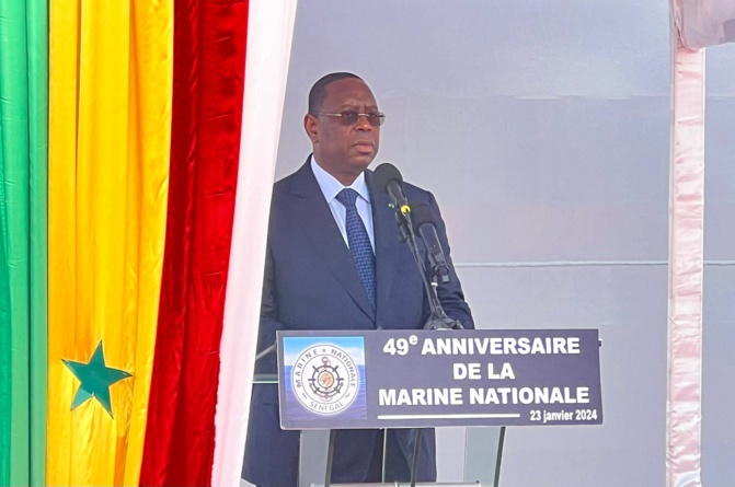 Inauguration du bateau de guerre "Le Niani" : Le chef de l’Etat exprime sa gratitude aux familles des 5 commandos disparus