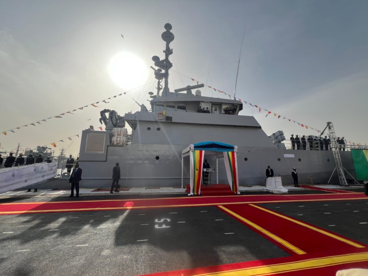 Photos: Le président de la République, Macky Sall, à la cérémonie d’inauguration du patrouilleur le « NIANI »