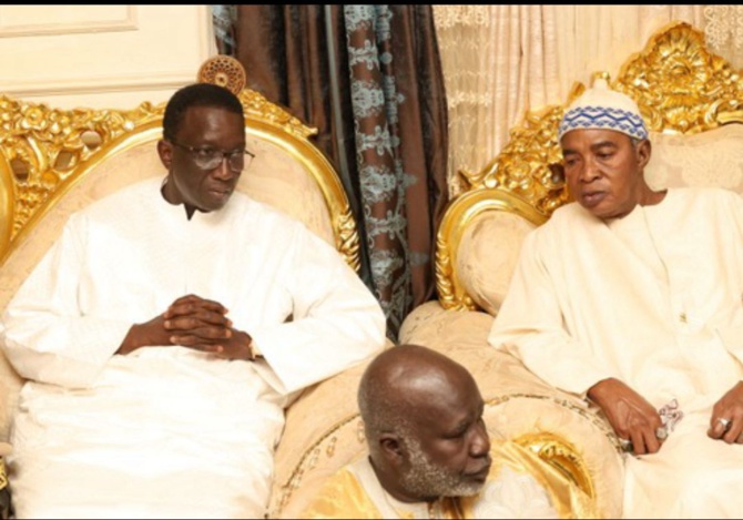 Photos / Touba: Le Premier Ministre Amadou Bâ chez Serigne Abdou Karim Mbacké