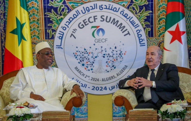 7e Sommet du Forum des pays exportateurs de gaz: Macky Sall accueilli par le Président algérien