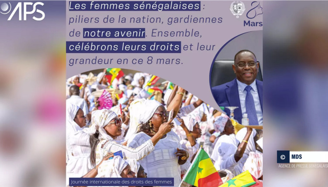 Journée internationale du 8 Mars : Macky Sall salue ‘’la bravoure et la résilience’’ des femmes