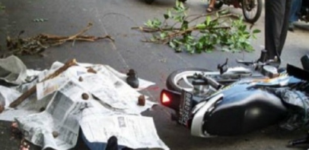 Une moto percute un véhicule à Ogo 1 mort et 1 blessé grave
