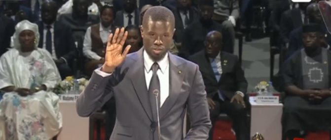 Diamniadio : Bassirou Diomaye Faye a prêté serment