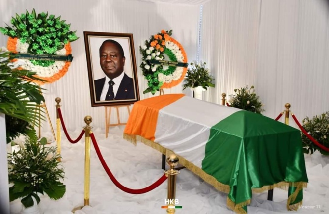 Obsèques nationales du Président Henri Konan Bédié : Une importante délégation du PDS était en Cote D’Ivoire