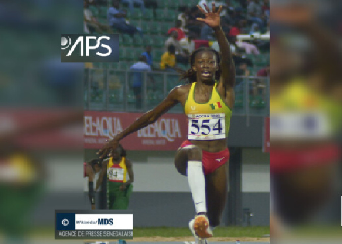 Athlétisme-Nouvelle médaille d’or pour le Sénégal : Saly Sarr championne d’Afrique du triple saut