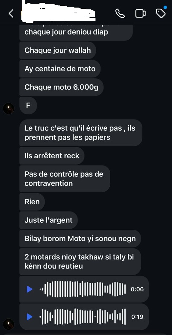 Arrestations, extorsions, corruption: Les conducteurs de motos lancent un appel au Ministre de l'Intérieur, Jean Baptiste Tine