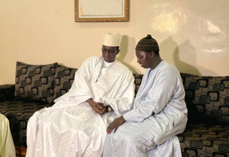 Photos/ Ziar à Tivaouane : Amadou Ba chez le Khalife Serigne Babacar Sy