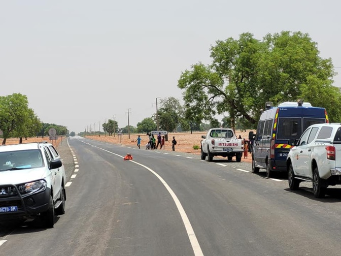 Accident sur la route nationale N°1 : La voiture du Sous préfet de Dianké Makha s'est renversée et enregistre 2 morts et 2 blessés graves