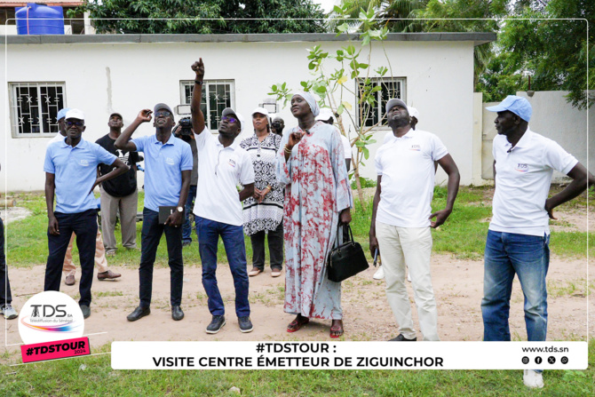 Aminata Sarr Ndiaye la DG de la Société de Télédiffusion du Sénégal  en visite de travail à Ziguinchor Retour en images sur l'étape