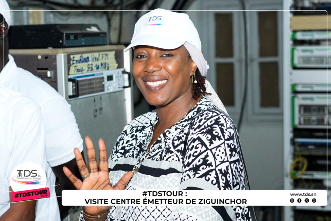 Aminata Sarr Ndiaye la DG de la Société de Télédiffusion du Sénégal  en visite de travail à Ziguinchor Retour en images sur l'étape