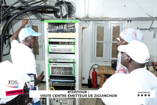 Aminata Sarr Ndiaye la DG de la Société de Télédiffusion du Sénégal  en visite de travail à Ziguinchor Retour en images sur l'étape