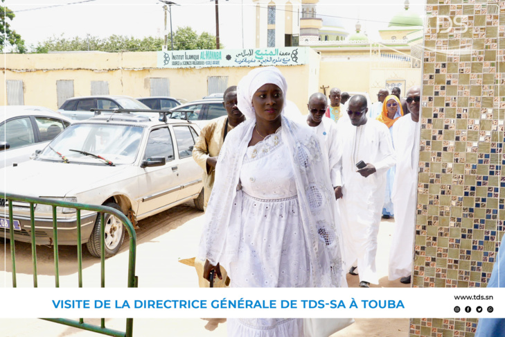 Photos/ Grand Magal de Touba : Dr Aminata Sarr Malick Ndiaye, DG de TDS-SA, reçue par le Khalife général des Mourides, Serigne Mountakha Mbacké