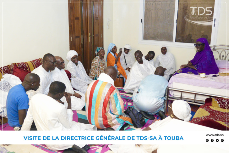 Photos/ Grand Magal de Touba : Dr Aminata Sarr Malick Ndiaye, DG de TDS-SA, reçue par le Khalife général des Mourides, Serigne Mountakha Mbacké