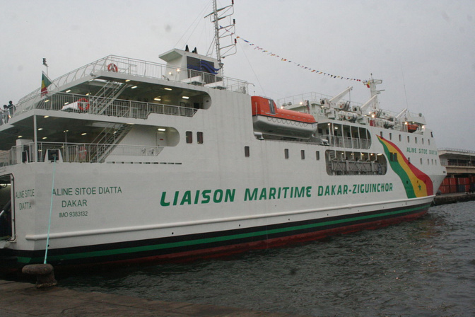 Nouvel arrêt du bateau Aline Sitoé Diatta de la liaison maritime Dakar/Ziguinchor :  M. Diatta dénonce la gestion du COSAMA et réclame la fin du monopole