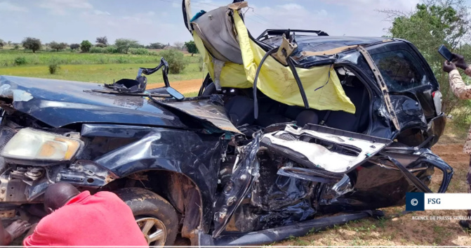 Accident à Kébémer : Un mort et trois blessés graves enregistrés