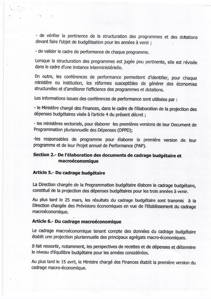 Réponse au journaliste de Walf TV : Cheikh Diba exonéré de toute responsabilité sur les chiffres – Preuve par décret