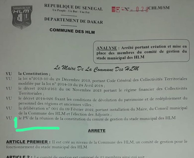 Gestion nébuleuse du stade des HLM: Des populations dénoncent une mauvaise et une absence de transparence