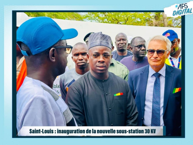 Photos / Saint-Louis : Birame Soulèye Diop a inauguré une nouvelle sous-station de 30 KV