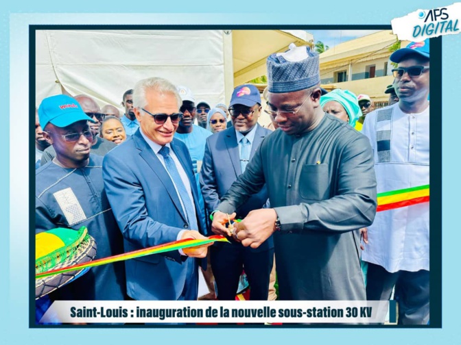 Photos/ Saint-Louis : Birame Souleye Diop a inauguré une nouvelle sous-station de 30 KV