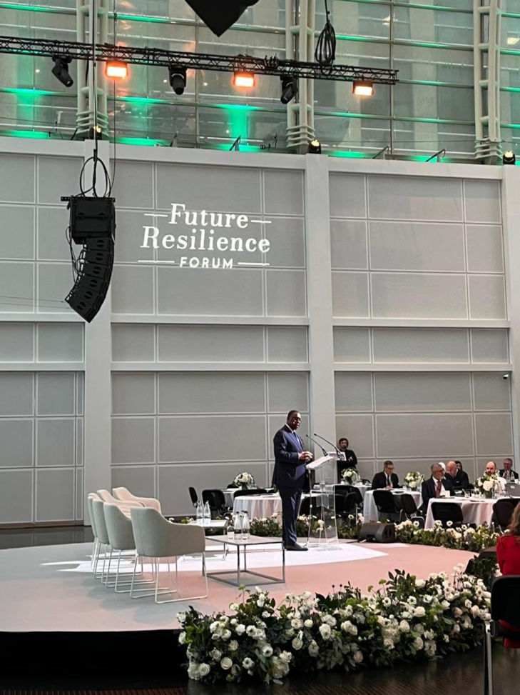 Photos / Forum de Londres : Macky Sall délivre le discours principal de Future Resilience (Forum sur la Résilience future)