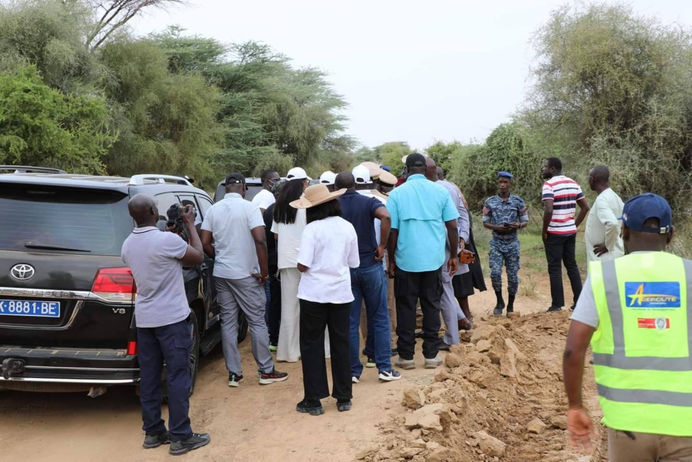 Crues du fleuve Sénégal : Le ministre de l’Hydraulique et de l'Assainissement à Saint-Louis (Photos)