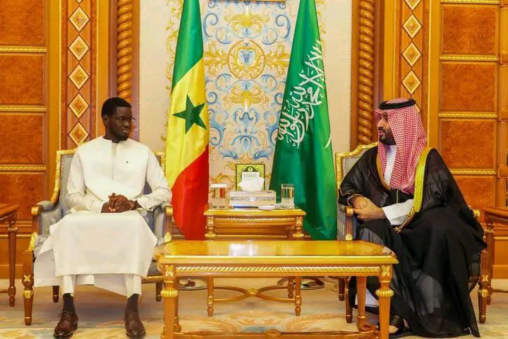 Arabie saoudite : Entretien plein de cordialité entre le Président Bassirou Diomaye Faye et Son Altesse Royale Mohammed bin Salman bin Abdelaziz Al Saoud, Prince Héritier