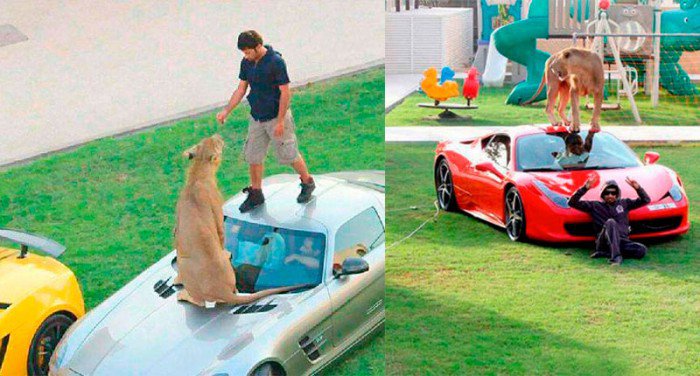 25 photos qui montrent l'absurdité de la richesse de Dubaï... Vous feriez bien un tour dans ma Lamborghini en or ?