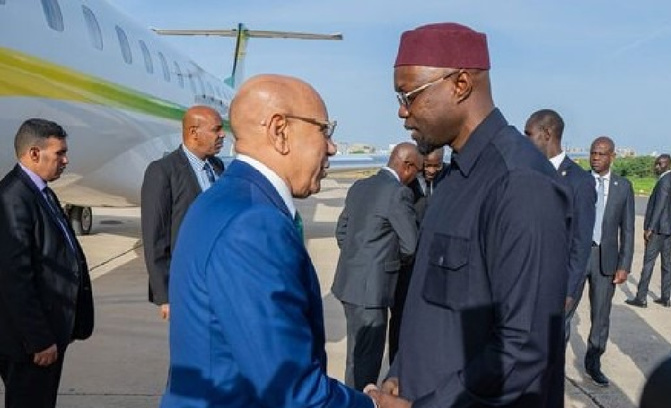 Visite officielle de trois jours : Le PM Ousmane Sonko en Mauritanie, pour renforcer la coopération bilatérale et le partenariat énergétique