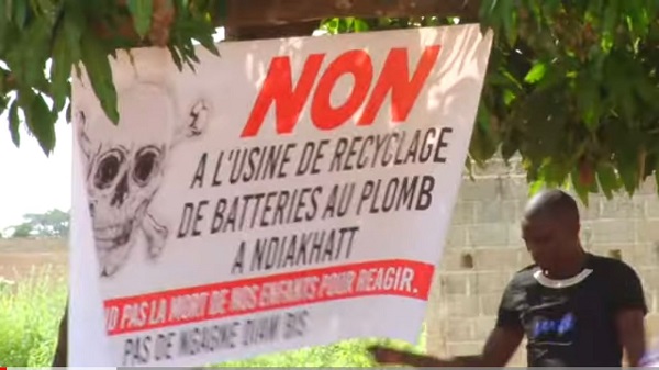 Des populations de Pout et Keur Moussa dénoncent la reprise des activités de l’usine de recyclage de plomb de Ndiakhate