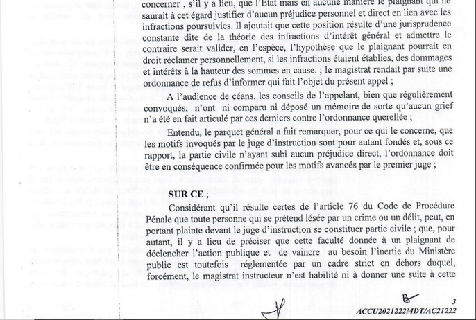 Tahirou Sarr et consorts sur l’affaire des 94 milliards de FCfa