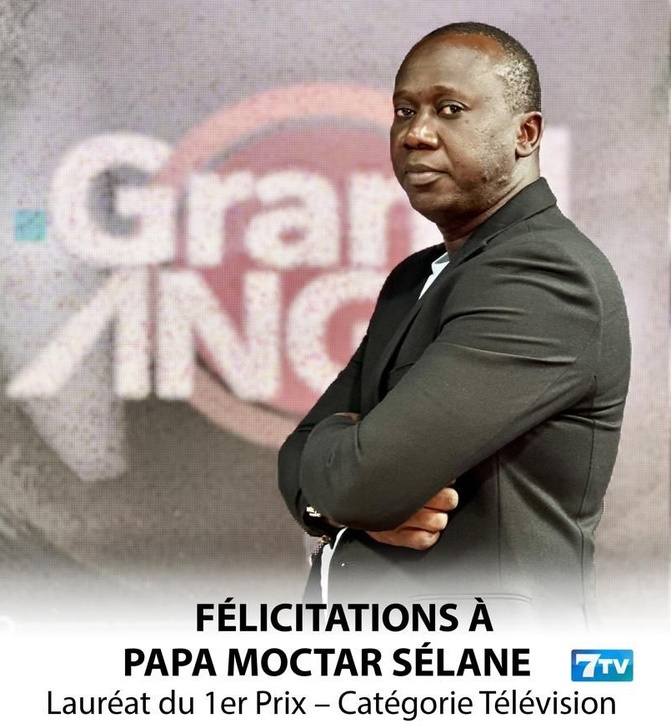 Distinction catégorie Télévision : Papa Moctar Sélane de la 7 Tv, remporte le premier prix en journalisme d’investigation