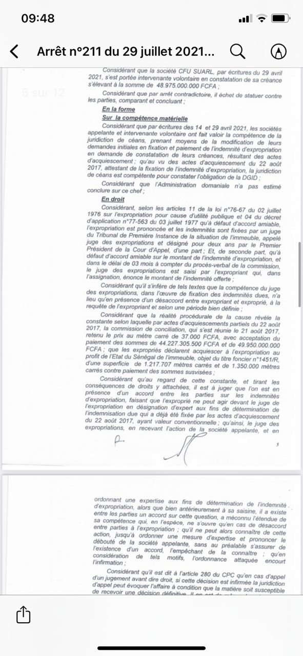 Arret n°211 du 29 juillet 2021-SOFICO contre DGID: Retour sur les faits (Documents)