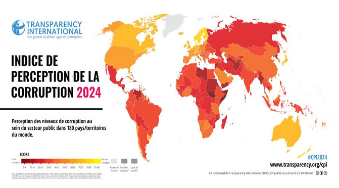 Indice de Perception de la Corruption 2024 : Le Sénégal gagne deux points, mais des défis persistent