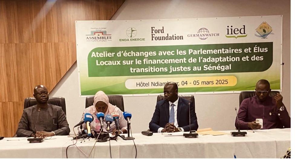 Atelier sur le financement de l’adaptation au changement climatique : Parlementaires et élus locaux renforcent leurs capacités (Photos)