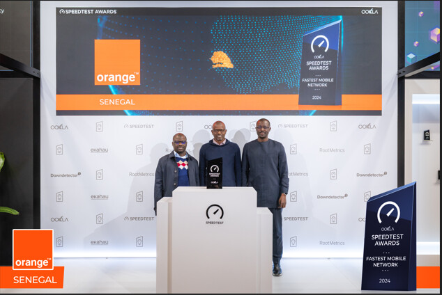 Photos/ Mobile World Congress : Orange sacré "Meilleur réseau mobile du Sénégal" pour l’année 2024 par OOKLA