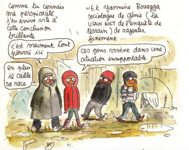 Le quotidien de la « jungle » de Calais croqué par une dessinatrice