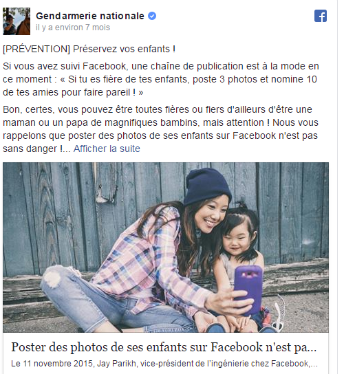 Photos gênantes sur Facebook : elle fait un procès à ses parents