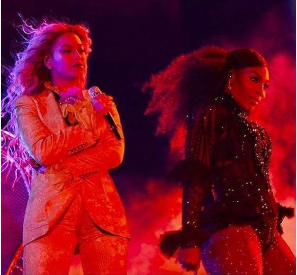 Beyoncé et Séréna Williams