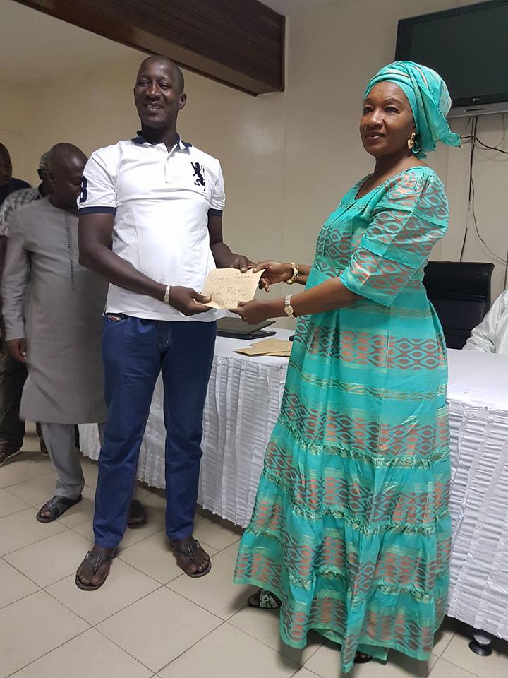 Cérémonie de remise de subventions aux 5 Asc de la commune de Dakar Plateau, sous la présence effective du maire Alioune Ndoye