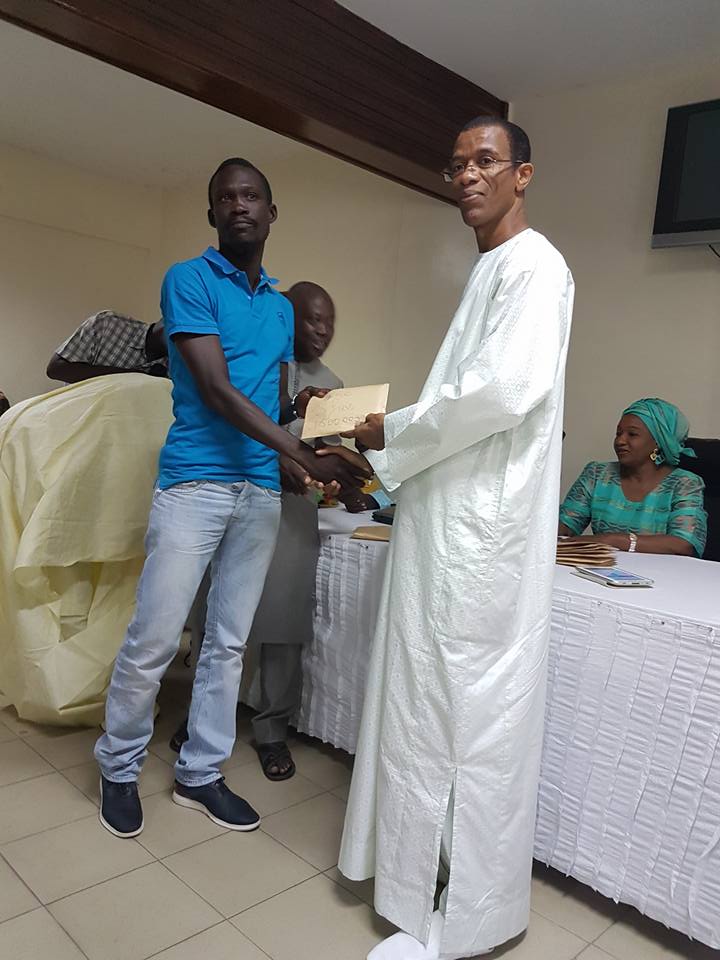 Cérémonie de remise de subventions aux 5 Asc de la commune de Dakar Plateau, sous la présence effective du maire Alioune Ndoye