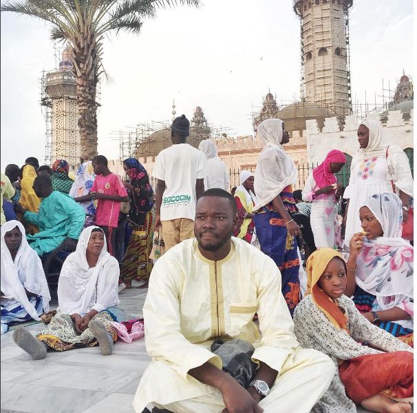 Magal 2016 : le rappeur Canabasse à la Grande Mosquée de Touba