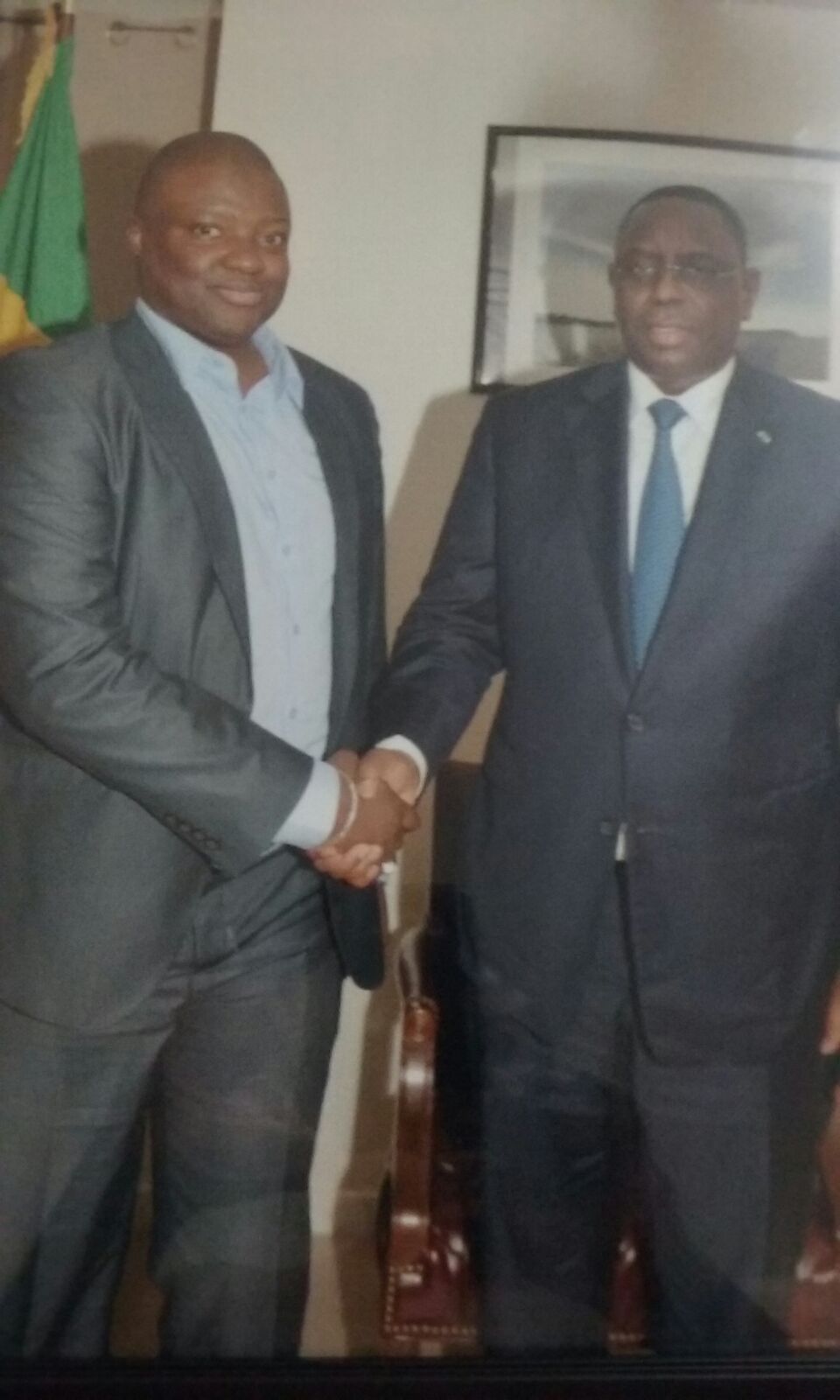 Le  président de la commission de la communication et culturelle de l 'Association des Sénégalais d 'Amérique qui comptes plus de 4000 membres