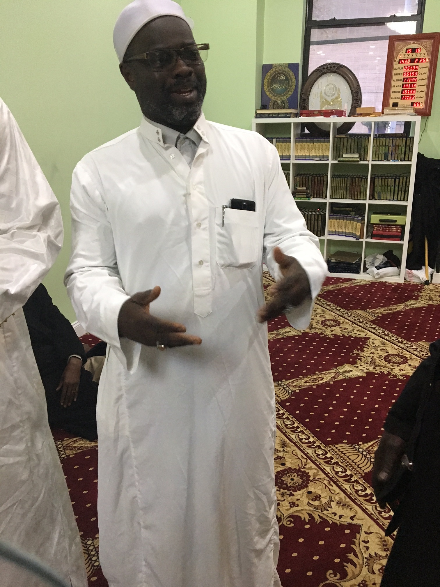 Dr El Hadji Mbaye Gningue, le vice président de la communauté de la Zawiya El Hadji Malick Sy de New York