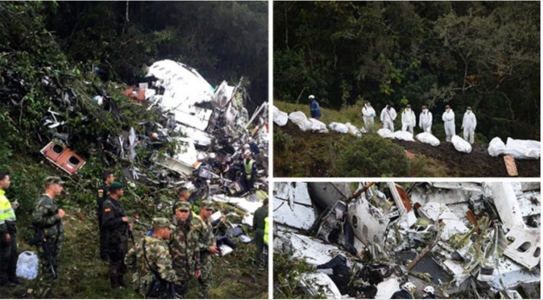 Horrible : De nouvelles photos du crash d'avion des Brésiliens, âmes sensibles s'abstenir