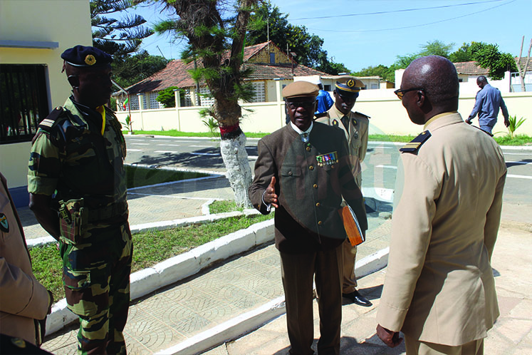 Cérémonie de la Sainte Barbe du génie militaire au camp Moussa Dioum de Bargny