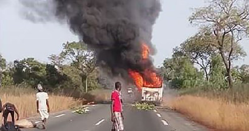 Koumpentoum : un grave accident de la circulation fait 13 morts et 84 blessés.